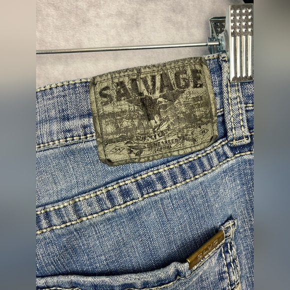 SALVAGE/SLVG Buckle Mayhem Boot/Boot‎ Cut Men's Jeans/Denim Size  38 - Picture 4 of 8